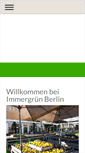 Mobile Screenshot of immergruen-berlin.de